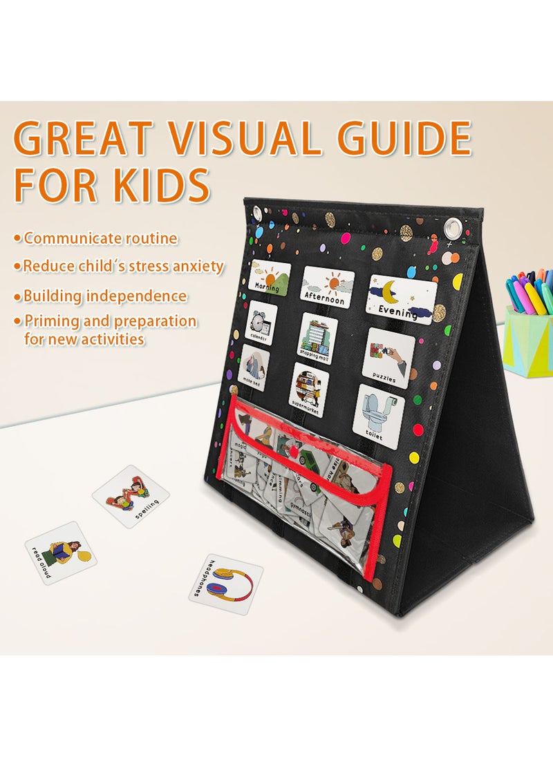 Children Visual Schedule Daily Work Schedule Kids Visual Schedule Calendar wave point