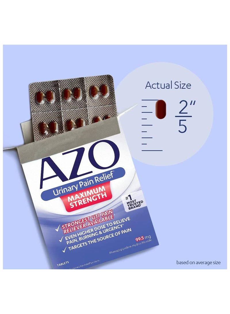 Urinary Pain Relief Maximum Strength - 24 Tablets