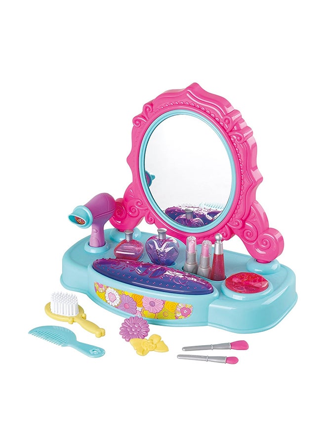 PlayGo My Little Vanity Corner Set | 14-Piece Glamorous Vanity Play Set for Kids