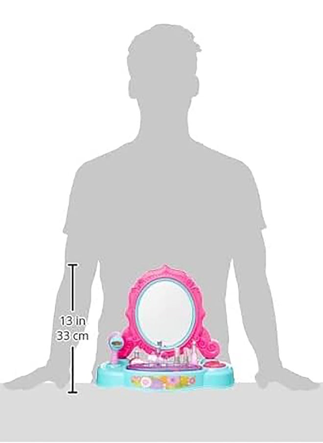 PlayGo My Little Vanity Corner Set | 14-Piece Glamorous Vanity Play Set for Kids