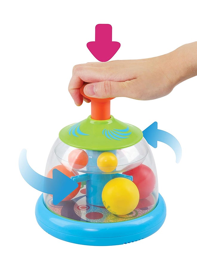 Playgo Popping Ball Dome | Merry-Go-Round Design with Tumbling Balls