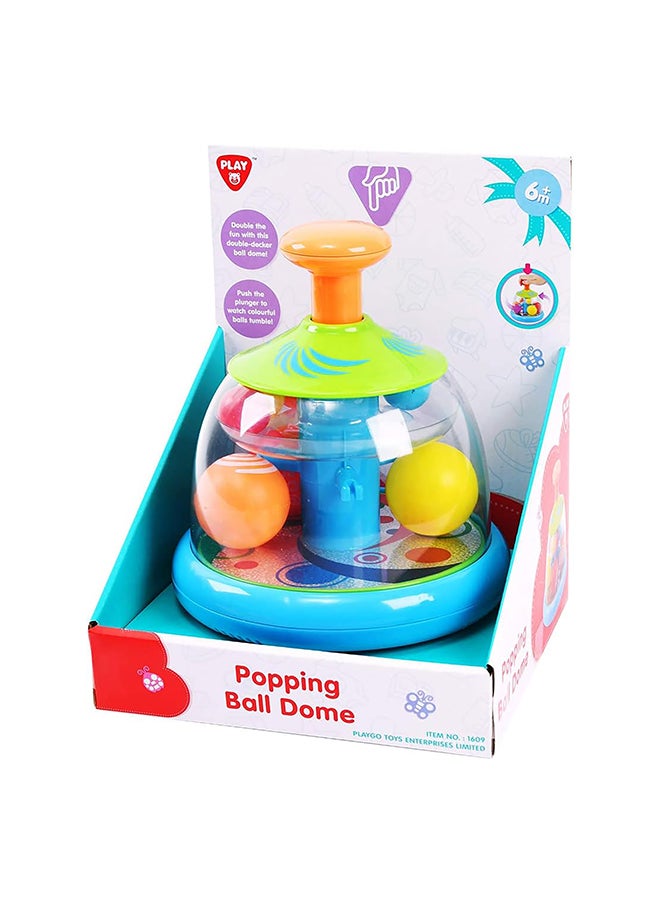 Playgo Popping Ball Dome | Merry-Go-Round Design with Tumbling Balls