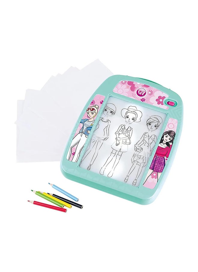 PlayGo Fashionista Light Box B O – LED Light Box with Fashion Templates for Kids