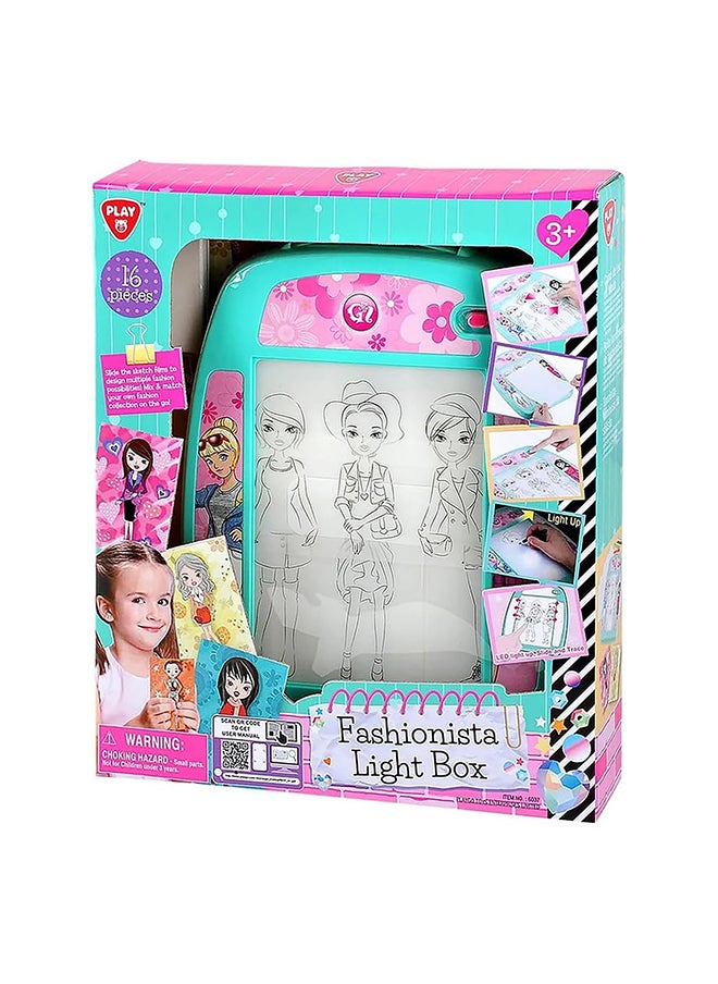 PlayGo Fashionista Light Box B O – LED Light Box with Fashion Templates for Kids