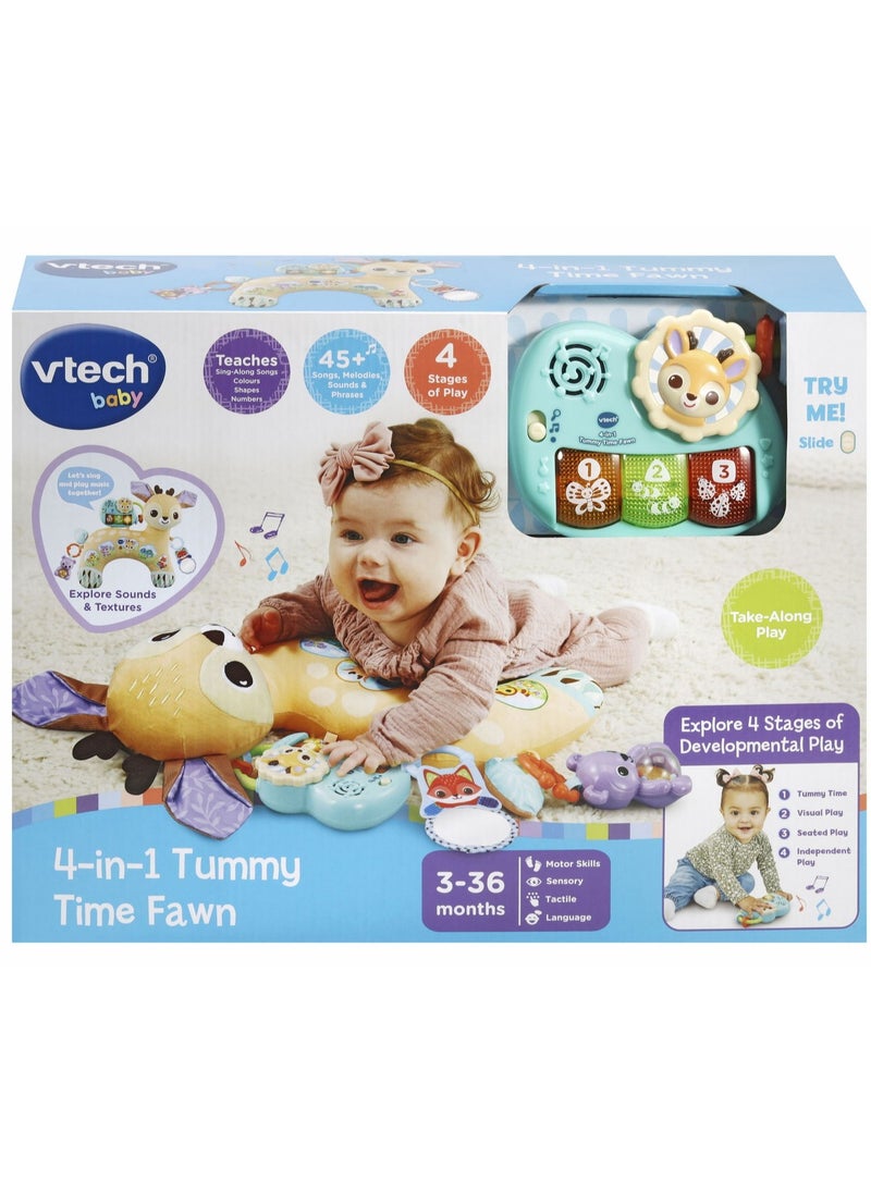 4-in-1 Tummy Time Fawn Baby Playset