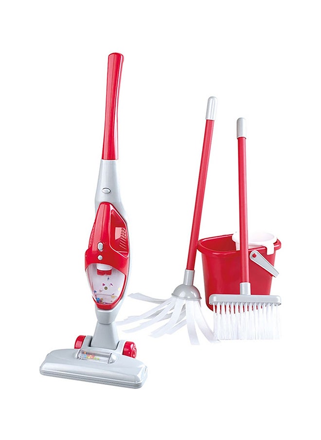 Cleaning Combo Battery Operated – 6-Piece Kids Cleaning Set | Includes Vacuum, Broom, Mop & Bucket