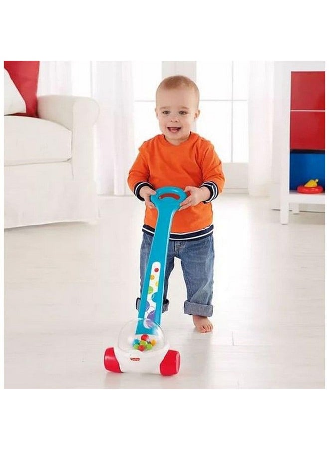 Fisher-Price Corn Popper Baby Toy, Blue, Toddler Push Toy with Ball-Popping Action for 1 Year Old and Up