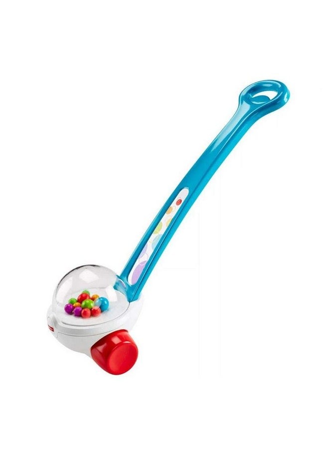 Fisher-Price Corn Popper Baby Toy, Blue, Toddler Push Toy with Ball-Popping Action for 1 Year Old and Up