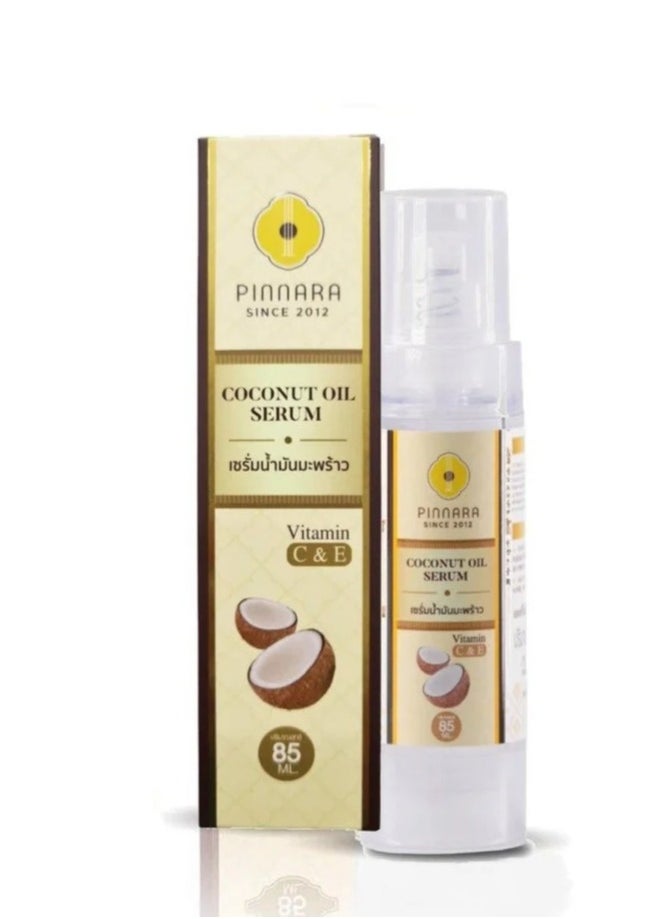 Pinnara Coconut Oil Serum with Vitamins C & E - Nourishing & Hydrating Serum, 85ml
