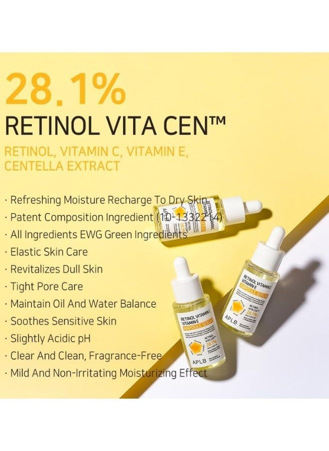 Retinol Vitamin C Vitamin E Facial Serum 40ml