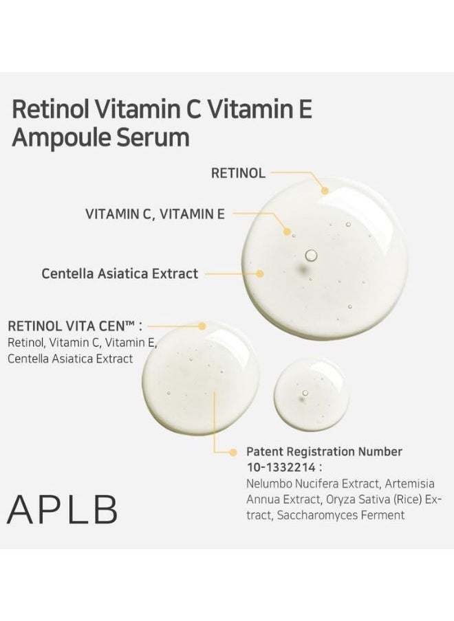 Retinol Vitamin C Vitamin E Facial Serum 40ml