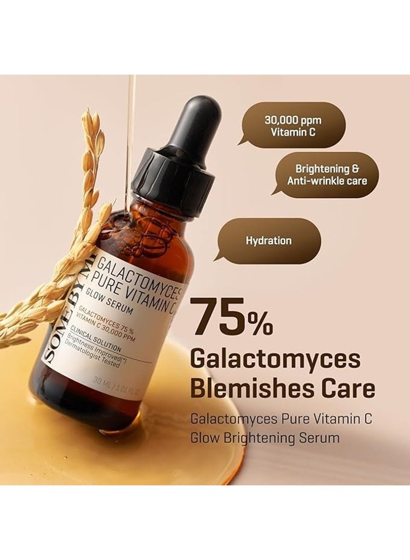 Galactomyces Pure Vitamin C Glow Serum - Daily Brightening Vitamin C Serum For Glass Skin - Improvement Of Skin Texture And Elasticity 30ml