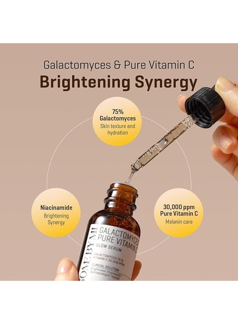 Galactomyces Pure Vitamin C Glow Serum - Daily Brightening Vitamin C Serum For Glass Skin - Improvement Of Skin Texture And Elasticity 30ml