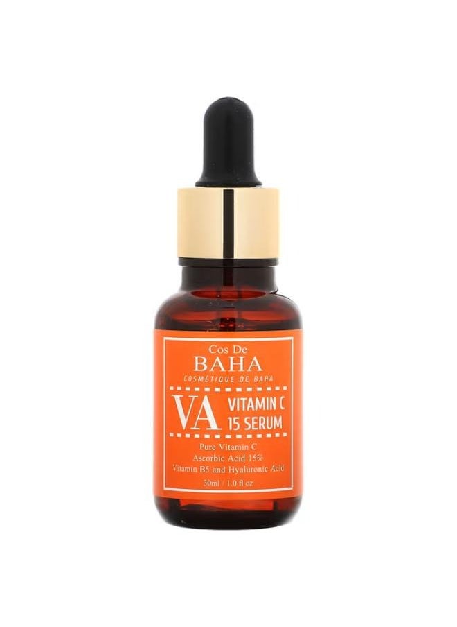 Cos De BAHA VA Vitamin C 15% Ascorbic Acid Serum 1 fl oz 30 ml