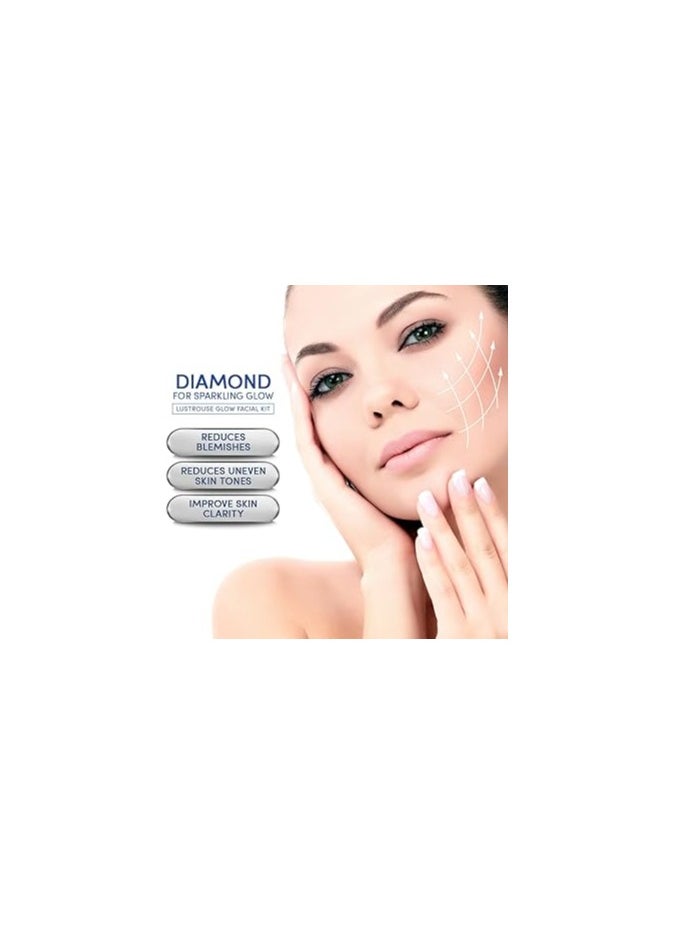 Herbal Tree Diamond Facial Kit for Sparkling Glow Improve Skin Clarity (420g)