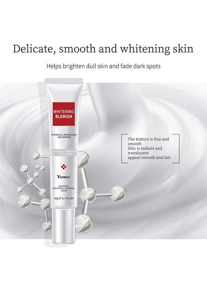 Whitening And Freckle Removing Cream,Dark Spot Corrector Remover Cream Whitening Moisturizing Brighten Complexion Improving Skin Barrier 20g