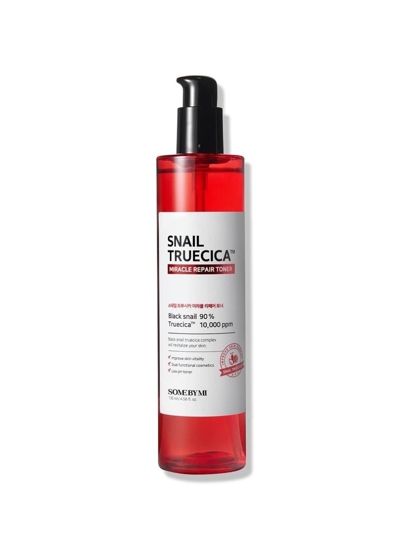 Snail Truecica Miracle Repair Face Toner - Made From Snail Mucin For Sensitive Skin - Daily Repair  Toner For Skin Texture And Pigmentation Care 135ml