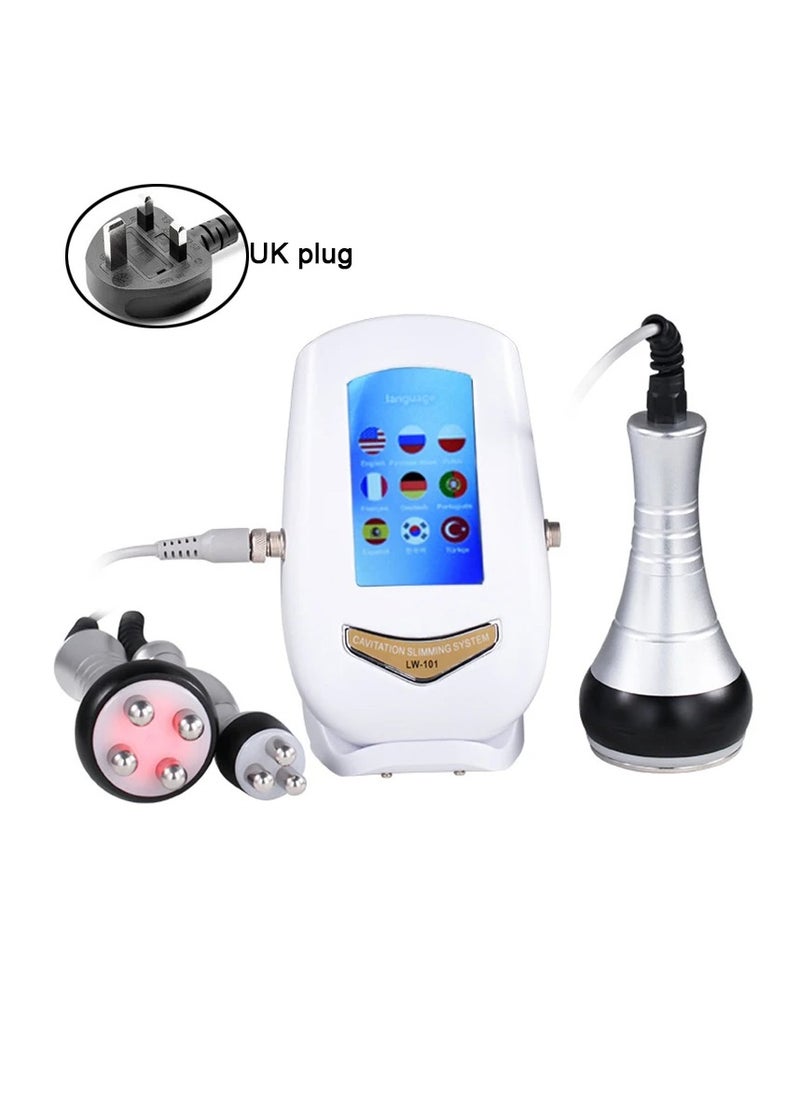 40K 3 IN1 Cavitation Ultrasonic Body Slimming Machine RF Beauty Device Facial Massager Skin Tighten Face Lifting Vacuum Suction