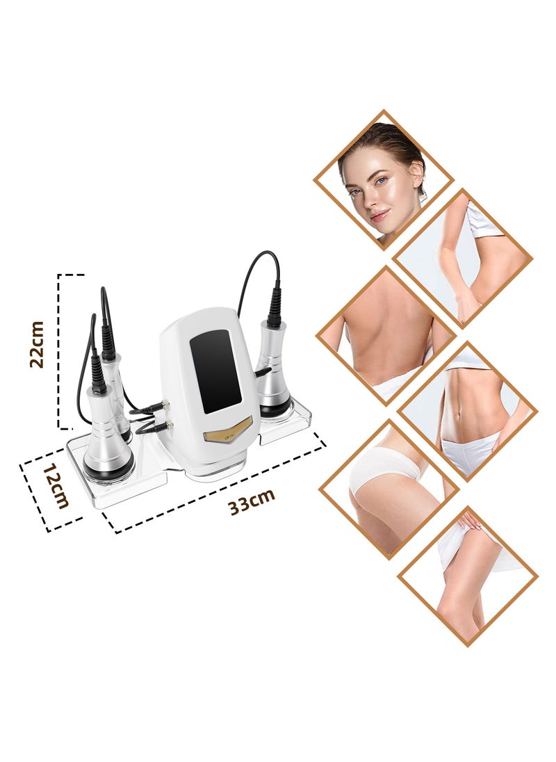 40K 3 IN1 Cavitation Ultrasonic Body Slimming Machine RF Beauty Device Facial Massager Skin Tighten Face Lifting Vacuum Suction