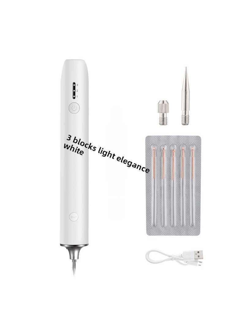 LCD Mole Removal Pen Home Spa Laser Spot Eraser E33 with spotlights (3rd gear) white