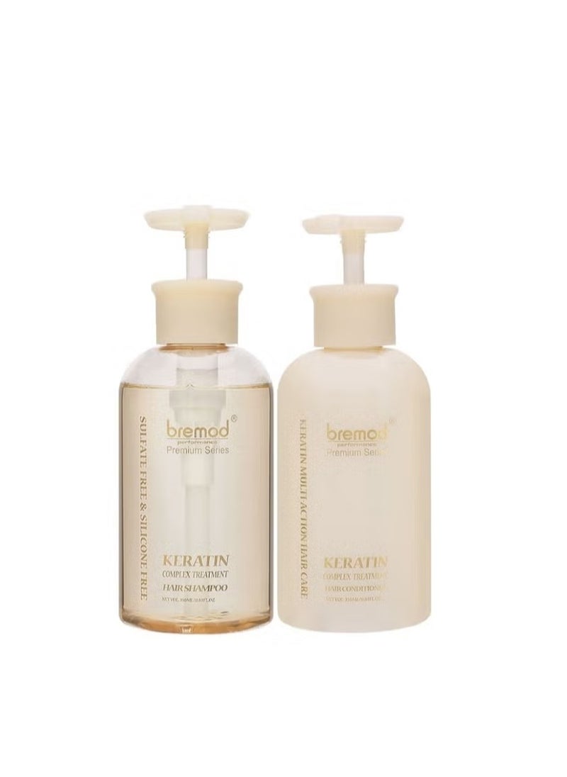 Keratin complex treatment hair shampoo and conditioner