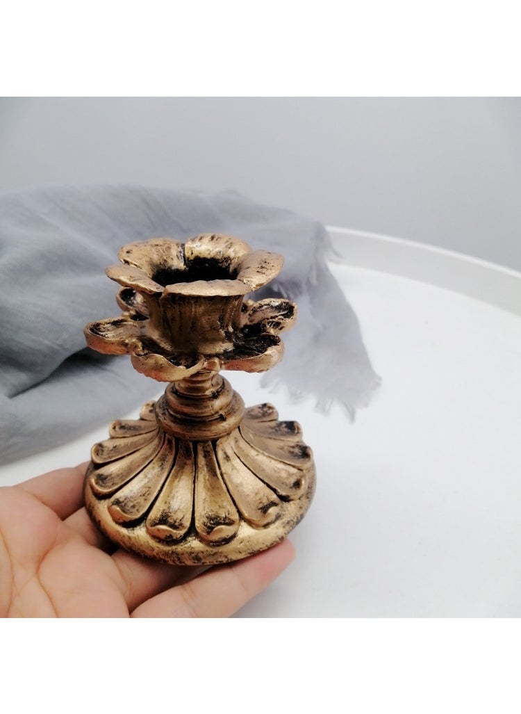 European-style Classical Aromatherapy Candle Holder Decoration Ornaments Bar Restaurant Decorations European-style Retro Nostalgic Shooting Props A (S) carton packaging