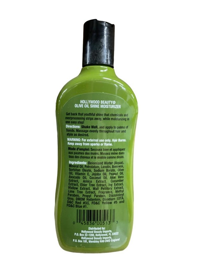 Hollywood Beauty oil, olive, shine moisturizer, White, 2 Fl Oz