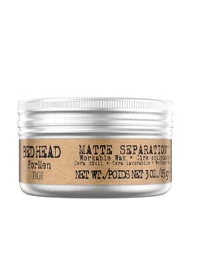 TIGI Bed Head For Men Matte Seperation Wax 85G