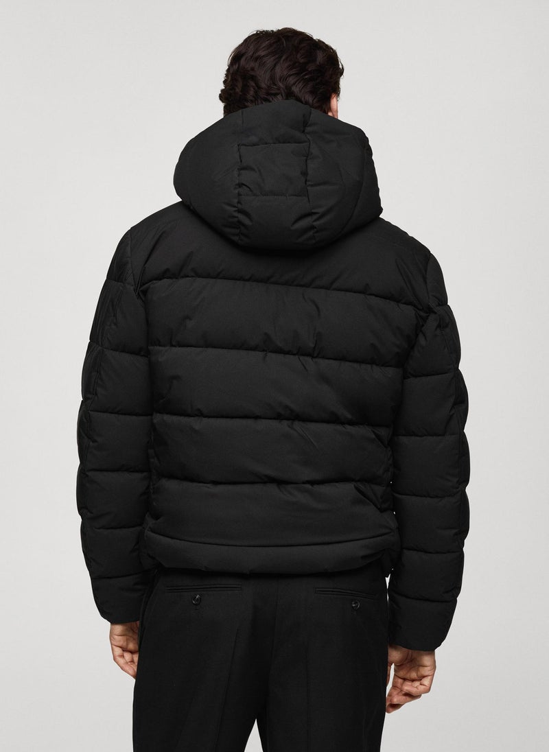 Anorak Turin Quilted Zip Through Jacket