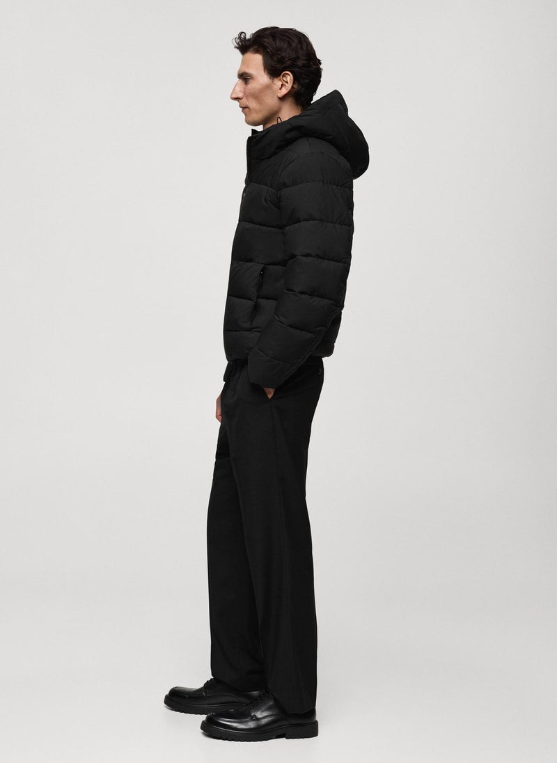 Anorak Turin Quilted Zip Through Jacket