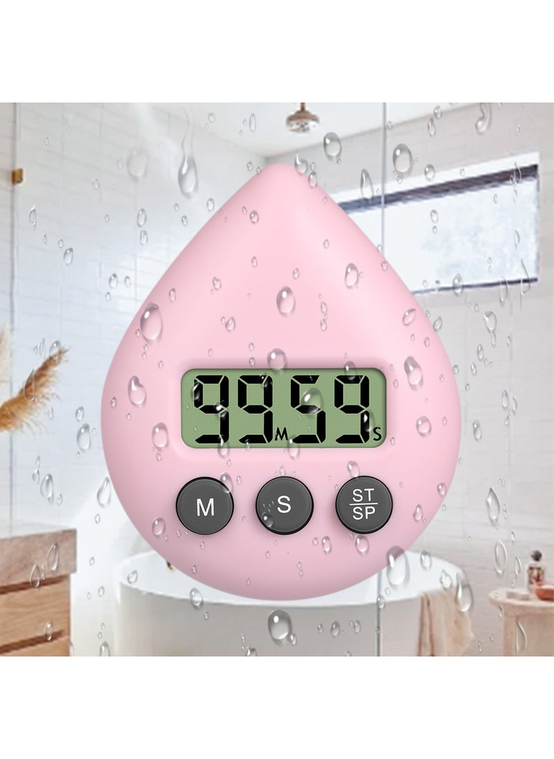 New Waterproof Drop Timer with Suction Cup for Bathroom Light powder