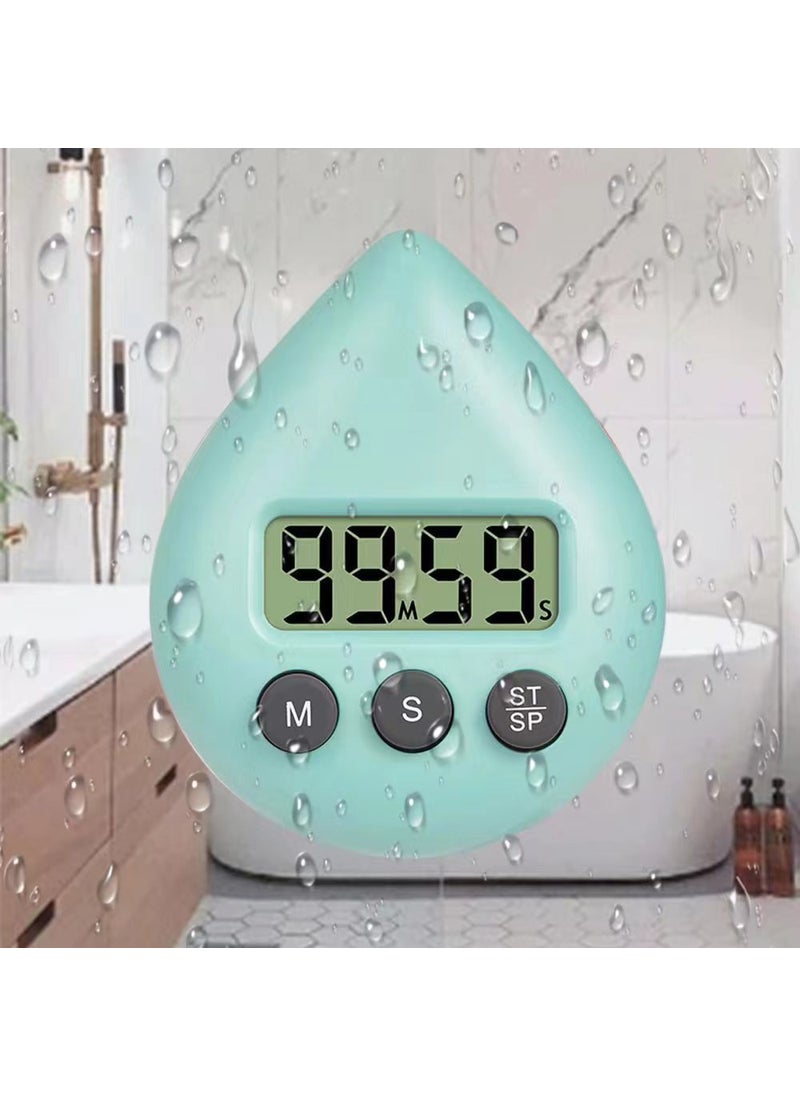 New Waterproof Drop Timer with Suction Cup for Bathroom Orange