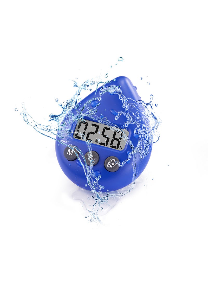 New Waterproof Drop Timer with Suction Cup for Bathroom Green