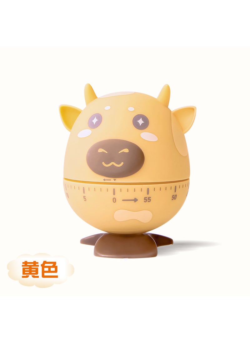 Time Management Timer for Kids Study and Kitchen CountdownHuan Niu-Yellow Huan Niu-Yellow