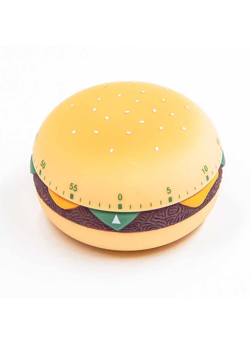 Time Management Timer for Kids Study and Kitchen CountdownHamburger-Egg Yellow Hamburger-Egg Yellow