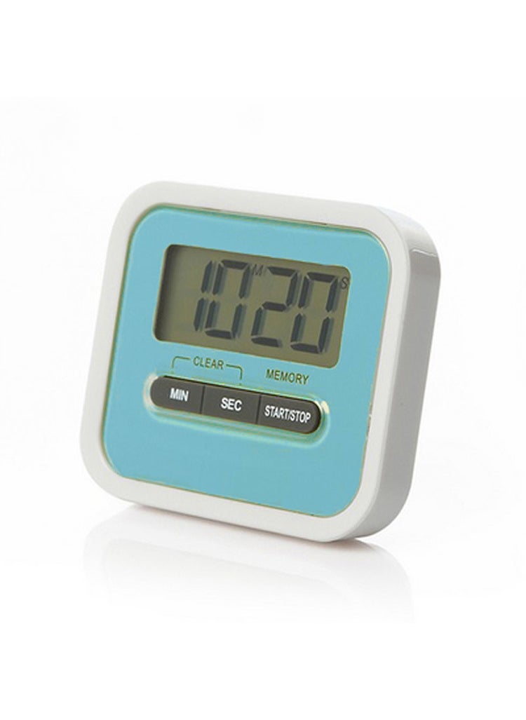 Multifunctional Digital Timer Large Screen Stopwatch for Kitchen and LabPeacock Blue Peacock Blue