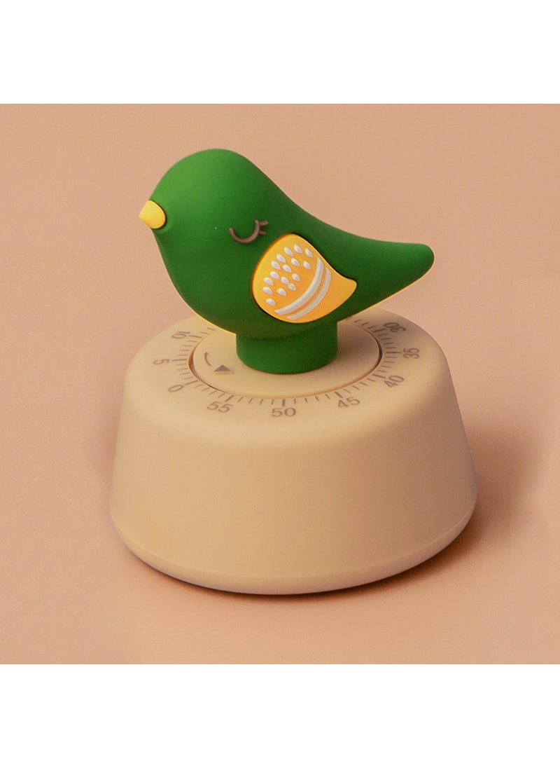 Time Management Timer for Kids Study and Kitchen CountdownChirp Bird-Green Chirp Bird-Green