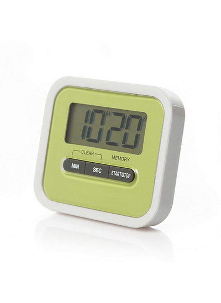 Multifunctional Digital Timer Large Screen Stopwatch for Kitchen and LabYellow Green Yellow Green