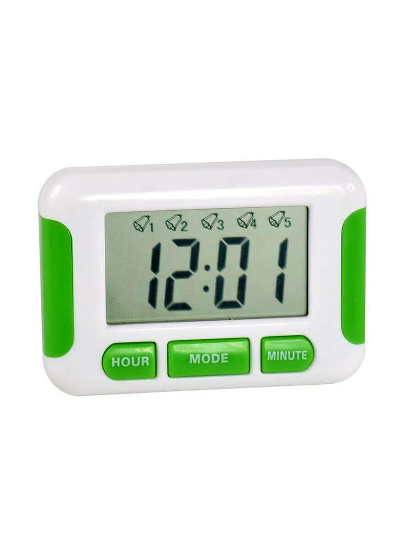 Factory Direct sales date chasing 305 genuine goods electronic timer kitchen multi-group timer five groups positive countdown alarm clockps305 Green ps305 Green