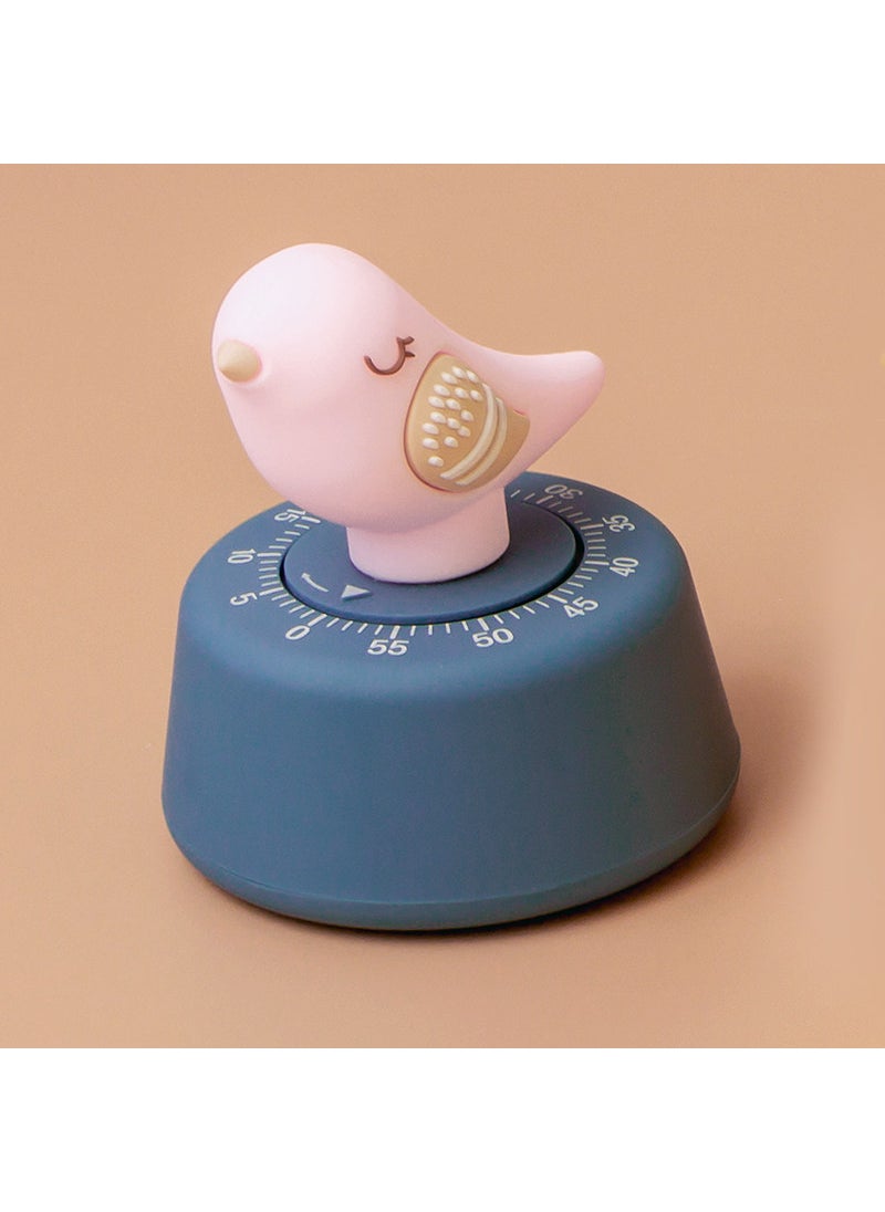 Time Management Timer for Kids Study and Kitchen CountdownChoo Choo Bird-Pink Choo Choo Bird-Pink