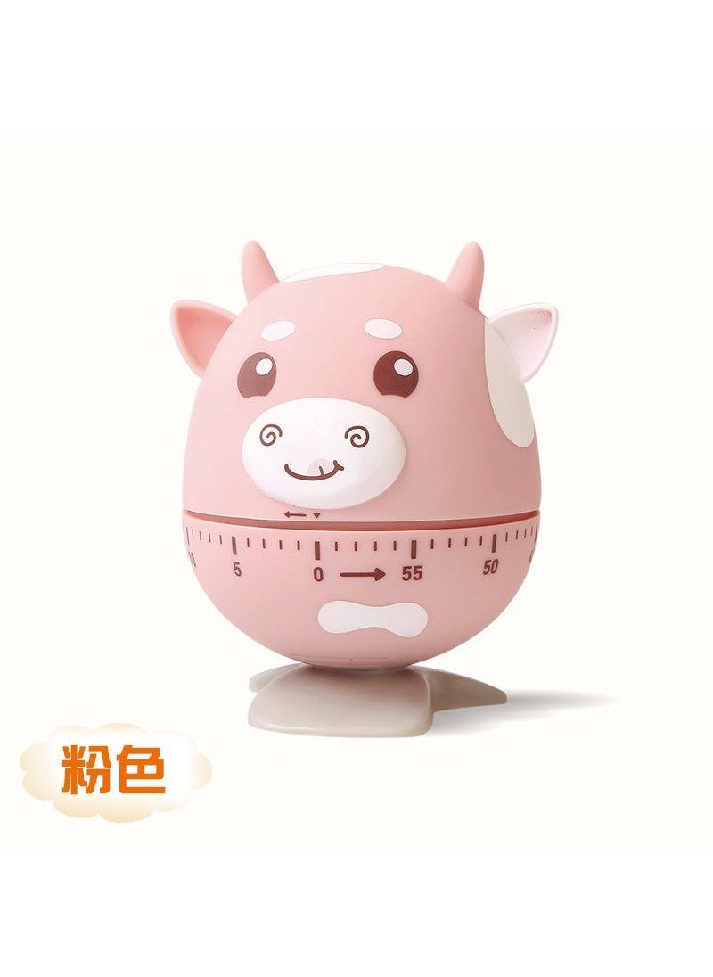 Time Management Timer for Kids Study and Kitchen CountdownHuan Niu-Pink Huan Niu-Pink