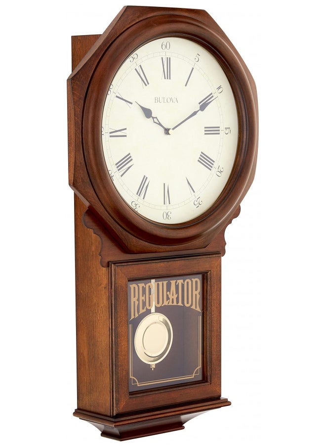 Bulova C3543 Ashford Chiming Clock, Walnut