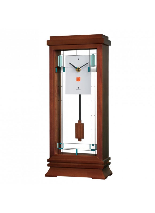 Bulova B1839 Willits Frank Lloyd Wright Mantel Clock, 14