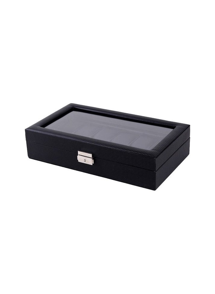 Puluzpuluz jewelery storage display box, color: 12 bit black Colour:Black