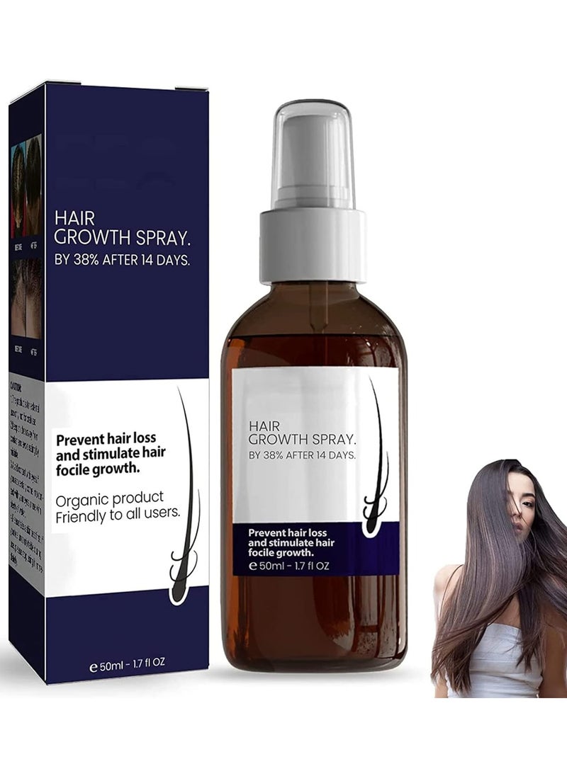 DubaiGallery Organic Anti Hair Loss Hair Growth Treatment Oil For Thicker Long Hair -50ML