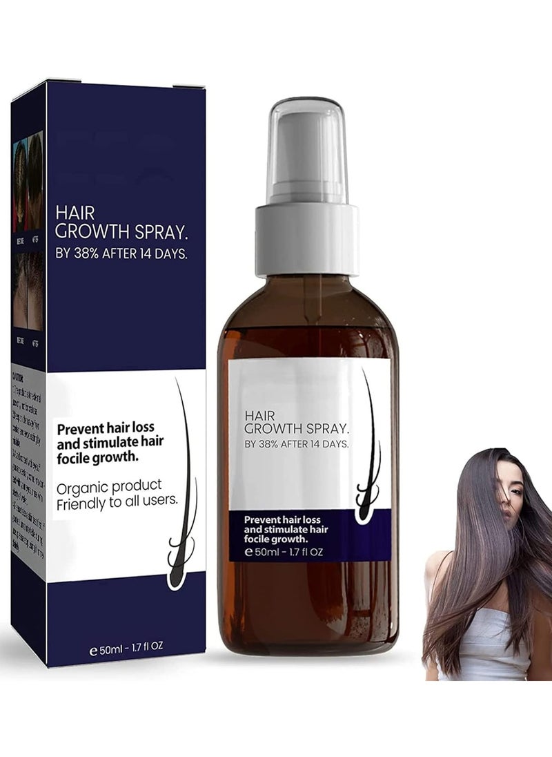 1Pcs DubaiGallery Hair Growth Spray 38% Seaweed Extract For Hair Loss in 50 ml