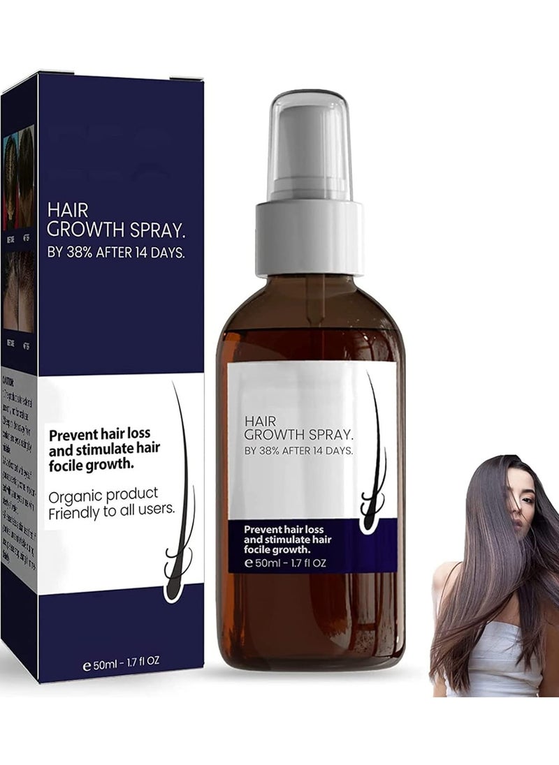 1Pcs Hair & Beard Growth Serum Control Hair Loss & Regrow Hair, Hair & Beard Growth Treatment, Natural Ingredients Help Hair Stronger & Healthier For Men & Women