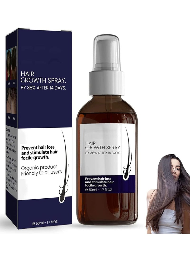 DubaiGallery Organic Anti Hair Loss Hair Growth Cure Oil For Thicker Long Hair 50ML