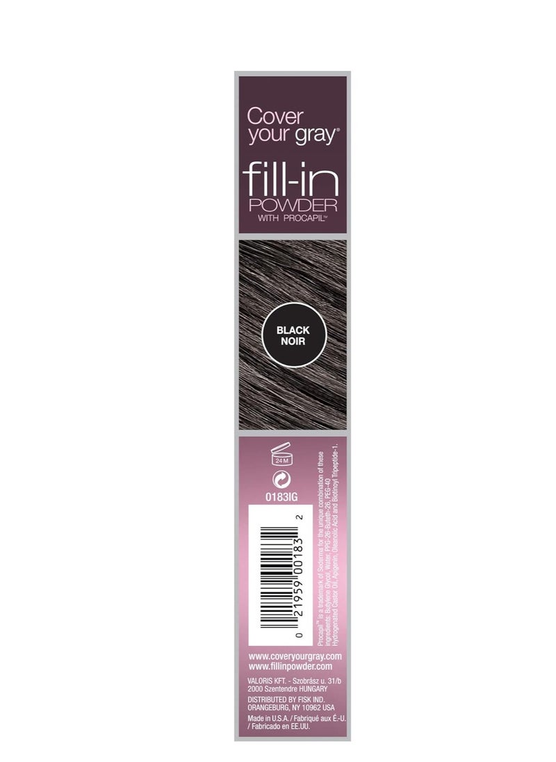 Cover Your Gray Fill In Powder - Black (Pack of 3)