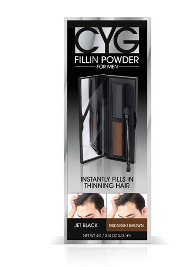 Cover Your Gray Fill In Powder Pro for Men - Midnight Brown/Jet Black